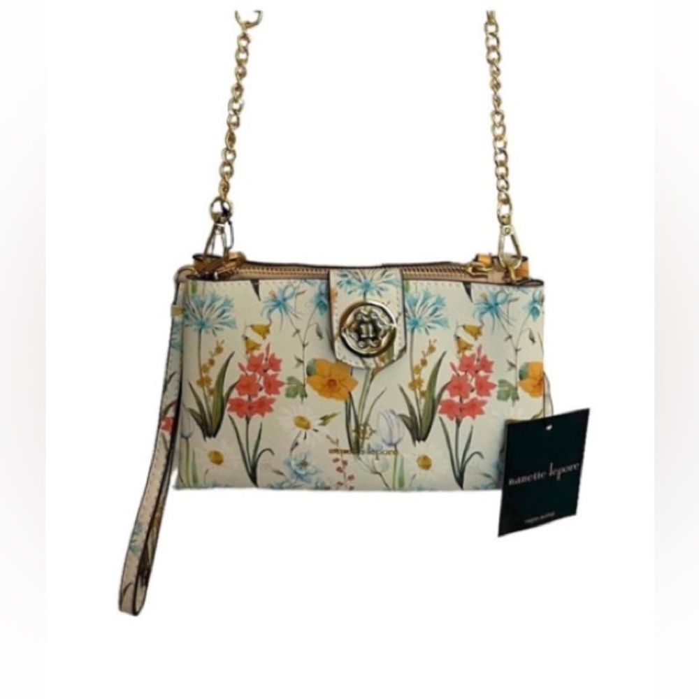 NWT Nanette Lepore Francine Wallet/Clutch/Crossbody On A Chain